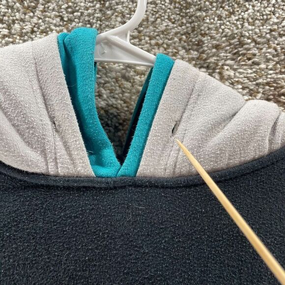 Vintage 90s Florida Marlins Hoodie Sweatshirt Mens Extra Large Starter MLB Black - Picture 3 of 15